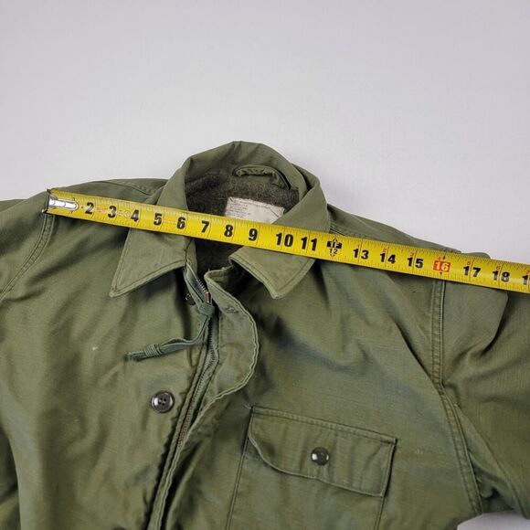 Vintage 60s-70s Vietnam Era A2 Cold Weather Deck Jacket Medium Alpha Industries - Picture 6 of 9